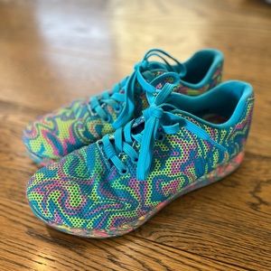Women’s Nobull neon swirl trainers